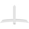 Ekena Millwork Bellingham Architectural Grade PVC Gable Bracket, 72"W x 45"H x 6"D x 6"F, 15/12 Pitch GBP072X45X0606BEL00 - alternate 5